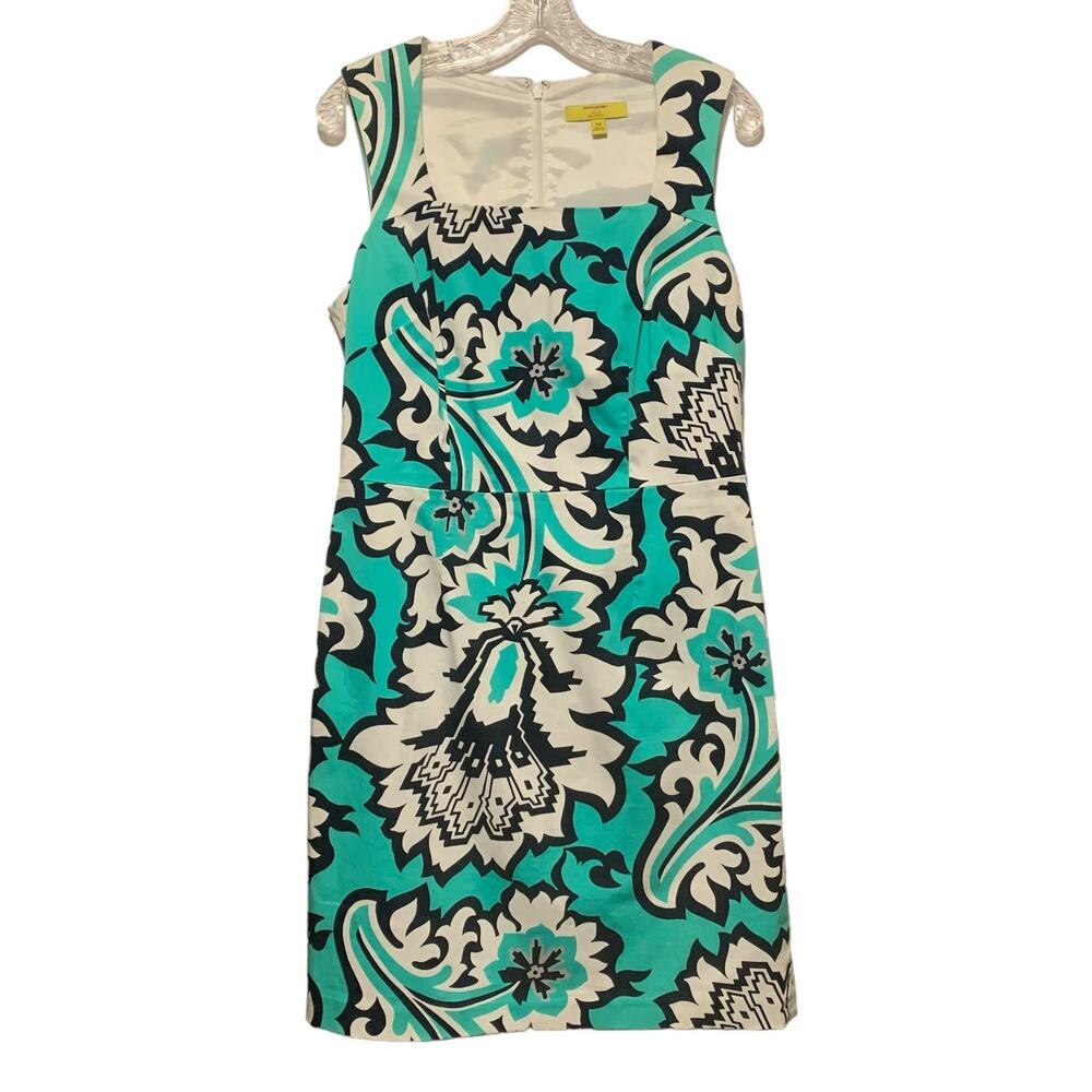 BANANA REPUBLIC Dress 10 Milly Collection Sleeveless Bold Floral Print Lined